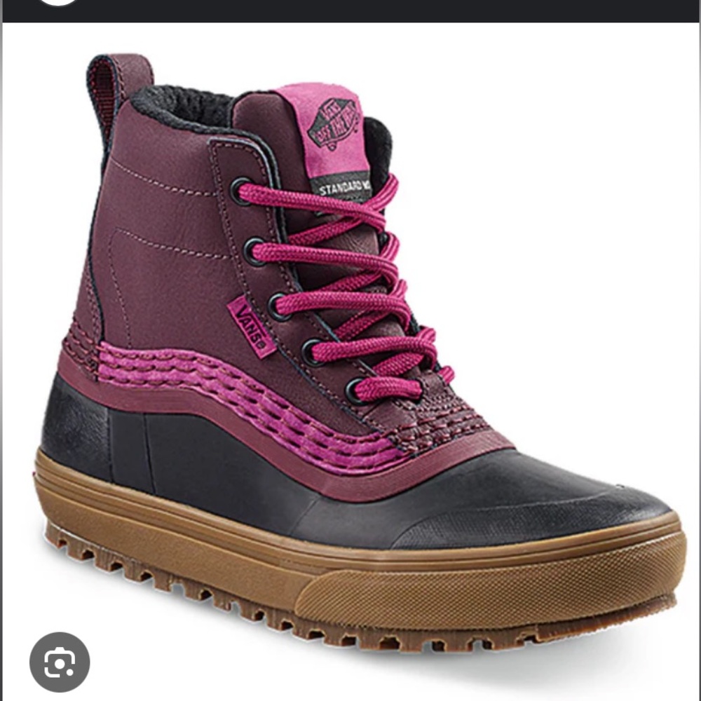 Vans Pink and Brown Winter Boots - Picture 2 of 11